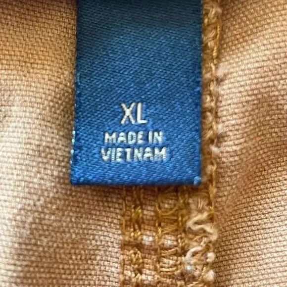 Universal Thread Cotton Blend Rolling Cuffs High Rise Ruffle Waist SZ XL # 1509 - Picture 6 of 11